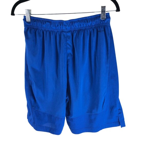 Nike Dri-Fit Mens Hybrid Training Blue Athletic Shorts Drawstring S - Picture 2 of 5